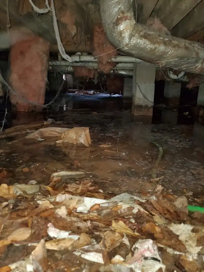 Crawl space flood assessment for Leak Detection & Repair in St. Albans